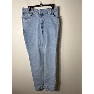 Abercrombie & Fitch 90s Straight Leg High Rise Denim Sz 31/12R
